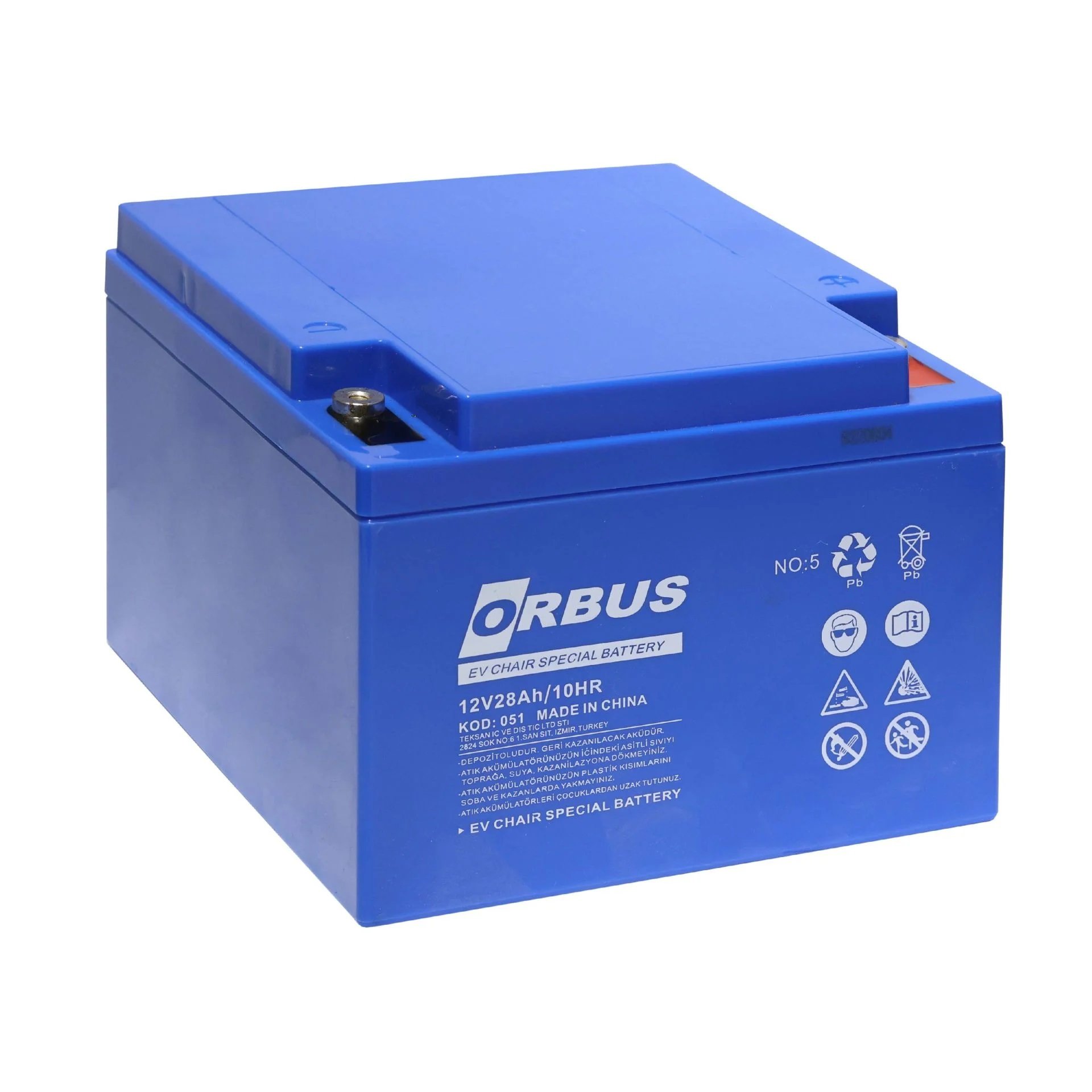 12 VOLT 28 AMPER ENGELLİ ARAÇ AKÜSÜ